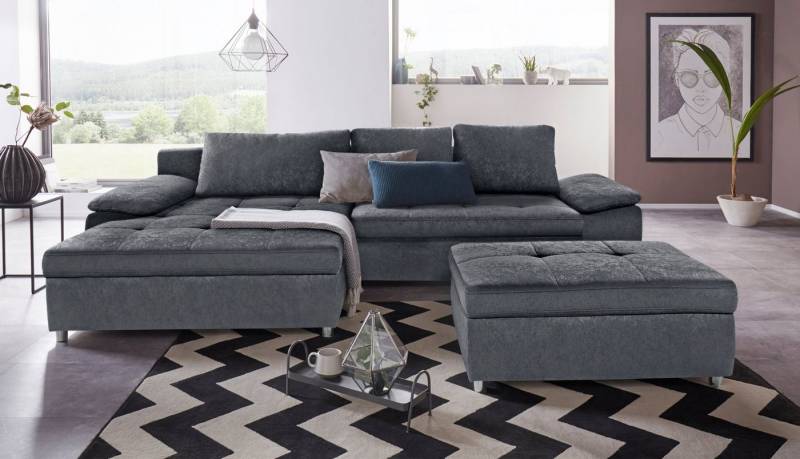 sit&more Ecksofa Labene L-Form, wahlweise mit Bettfunktion und Bettkasten, auch als XXL-Variante sit&more Ecksofa Labene L-Form, wahlweise mit Bettfunktion und Bettkasten, auch als XXL-Variante von sit&more