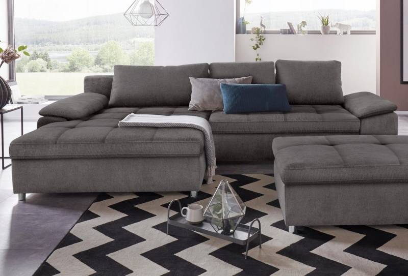 sit&more Ecksofa Labene L-Form, wahlweise mit Bettfunktion und Bettkasten, auch als XXL-Variante sit&more Ecksofa Labene L-Form, wahlweise mit Bettfunktion und Bettkasten, auch als XXL-Variante von sit&more