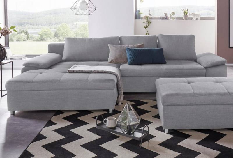 sit&more Ecksofa Labene L-Form, wahlweise mit Bettfunktion und Bettkasten, auch als XXL-Variante sit&more Ecksofa Labene L-Form, wahlweise mit Bettfunktion und Bettkasten, auch als XXL-Variante von sit&more