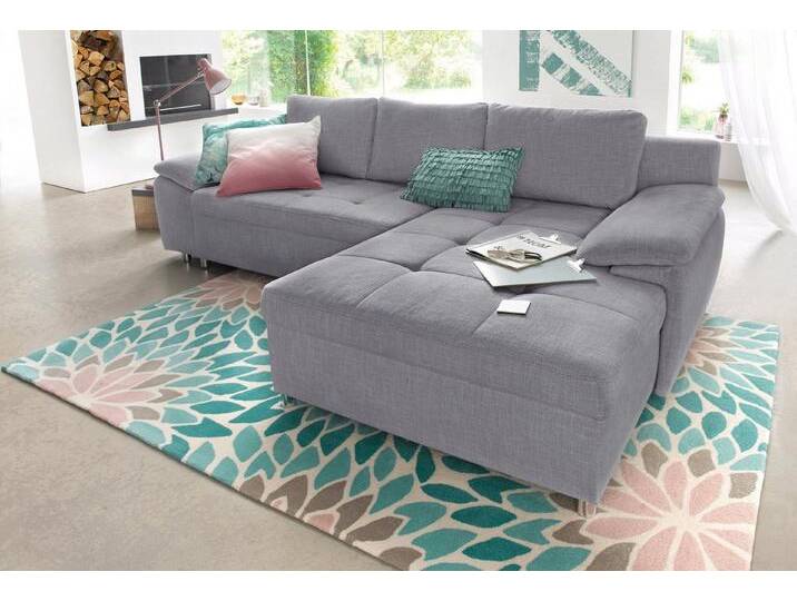 sit&more Ecksofa Labene L-Form, auch als XXL-Variante, grau, XL-mit Bettfunktion-mit Bettkasten-mit Federkern, grau sit&more Ecksofa Labene L-Form, auch als XXL-Variante, grau, XL-mit Bettfunktion-mit Bettkasten-mit Federkern, grau von sit&more