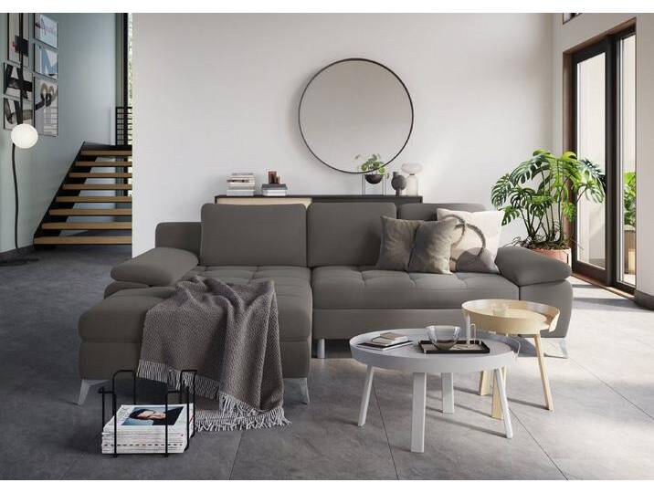 sit&more Ecksofa Latigo L-Form, mit Recamiere, grau, ohne Bettfunktion-ohne Bettkasten, hellgrau sit&more Ecksofa Latigo L-Form, mit Recamiere, grau, ohne Bettfunktion-ohne Bettkasten, hellgrau von sit&more