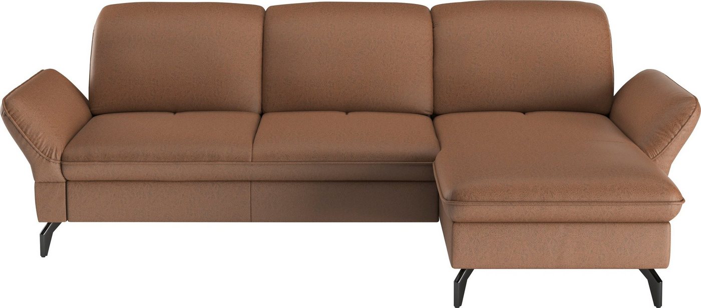 sit&more Ecksofa Leandro L-Form, Wahlweise mit Bett-, Kopfteil - und Armlehnfunktion, sowie Bettkasten sit&more Ecksofa Leandro L-Form, Wahlweise mit Bett-, Kopfteil - und Armlehnfunktion, sowie Bettkasten von sit&more