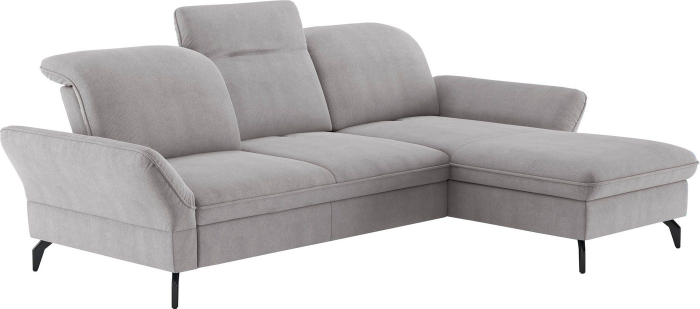 sit&more Ecksofa Leandro, Wahlweise mit Bett-, Kopfteil - und Armlehnfunktion, sowie Bettkasten von sit&more