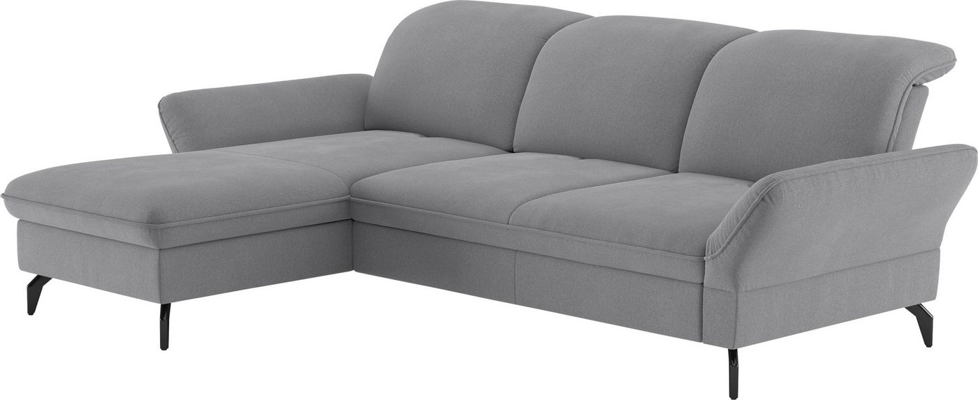 sit&more Ecksofa Leandro L-Form, Wahlweise mit Bett-, Kopfteil - und Armlehnfunktion, sowie Bettkasten von sit&more