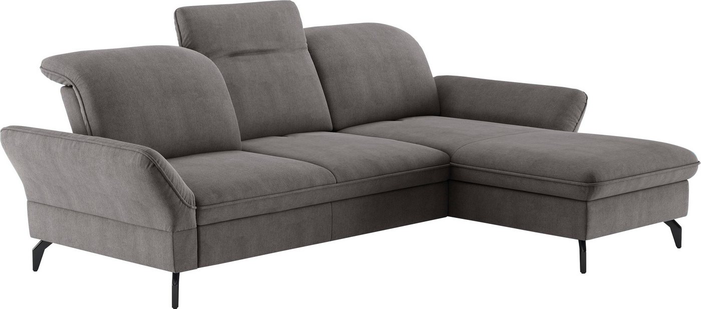 sit&more Ecksofa Leandro, Wahlweise mit Bett-, Kopfteil - und Armlehnfunktion, sowie Bettkasten von sit&more