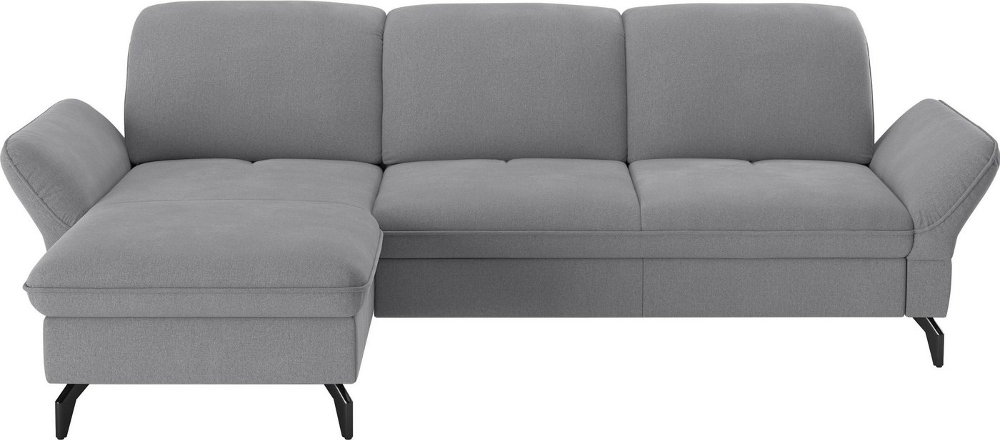 sit&more Ecksofa Leandro, Wahlweise mit Bett-, Kopfteil - und Armlehnfunktion, sowie Bettkasten von sit&more