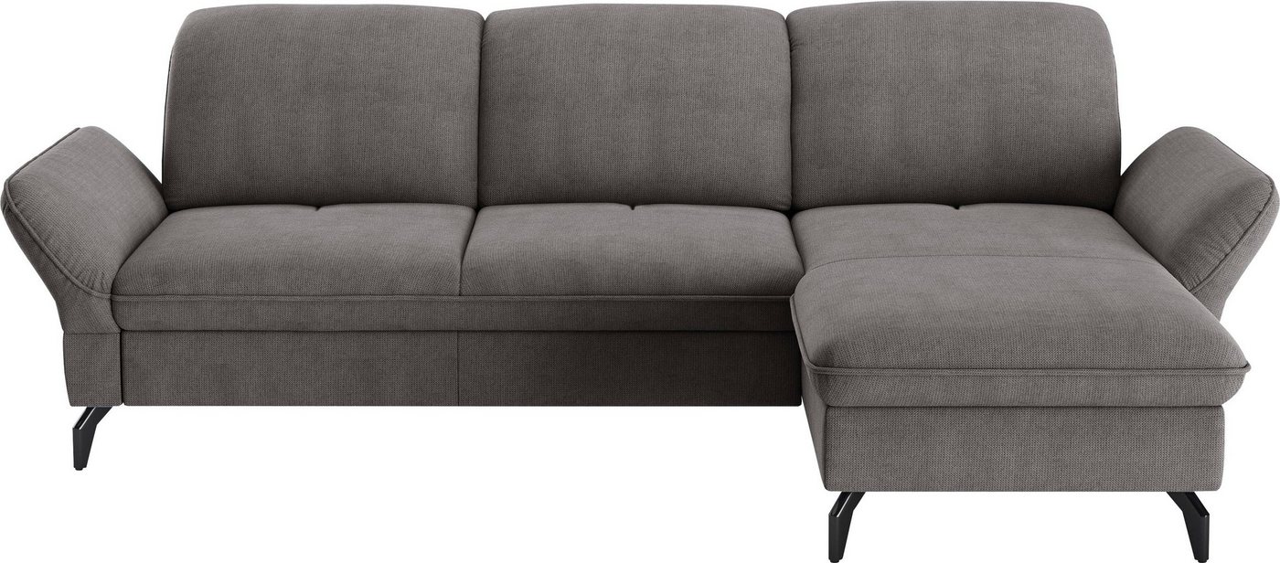 sit&more Ecksofa Leandro, Wahlweise mit Bett-, Kopfteil - und Armlehnfunktion, sowie Bettkasten von sit&more