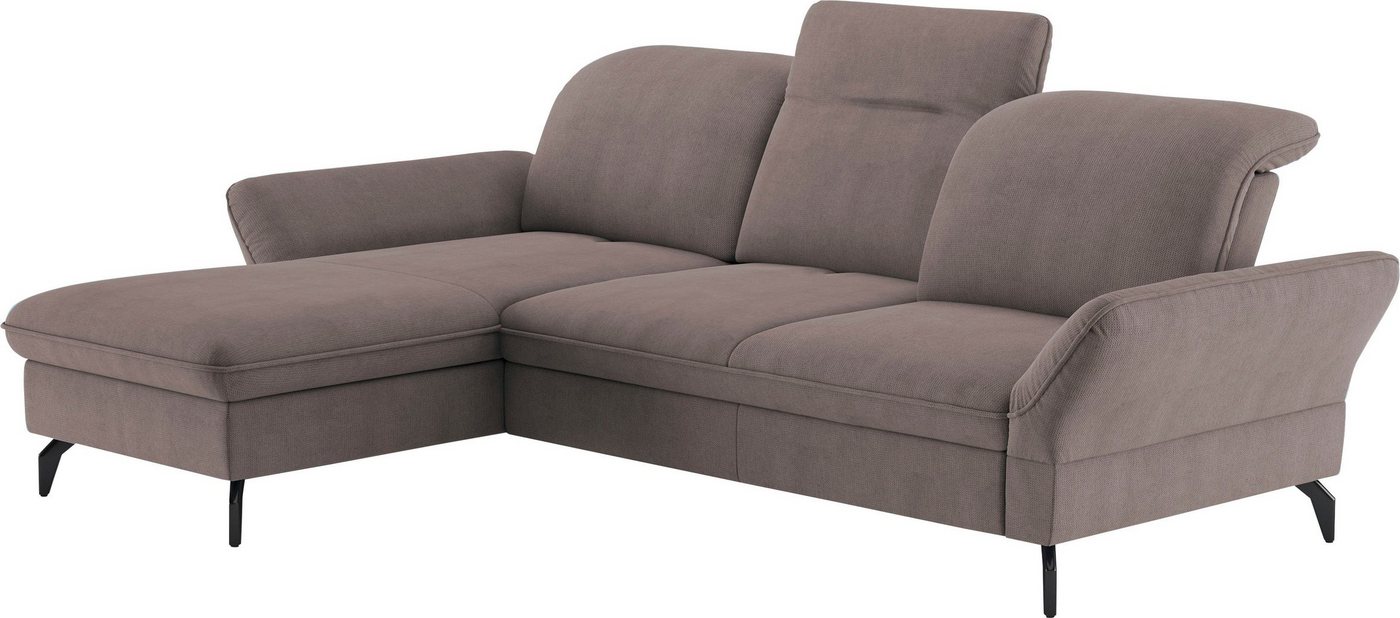 sit&more Ecksofa Leandro L-Form, Wahlweise mit Bett-, Kopfteil - und Armlehnfunktion, sowie Bettkasten sit&more Ecksofa Leandro L-Form, Wahlweise mit Bett-, Kopfteil - und Armlehnfunktion, sowie Bettkasten von sit&more