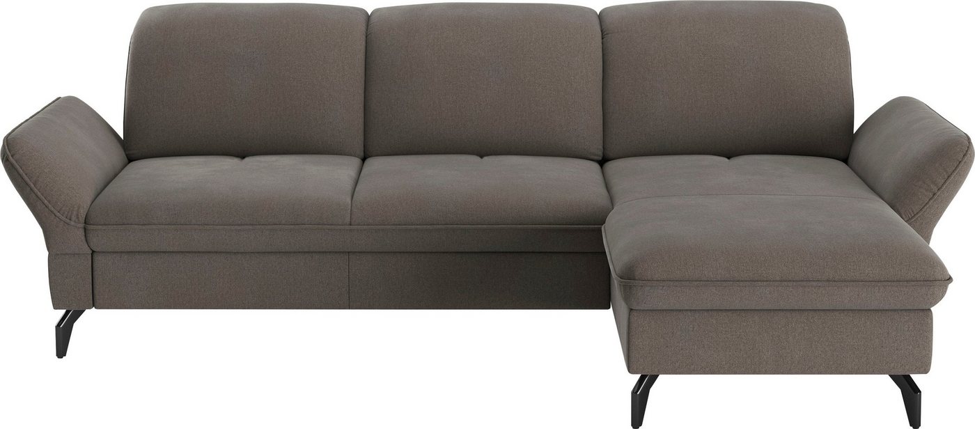 sit&more Ecksofa Leandro, Wahlweise mit Bett-, Kopfteil - und Armlehnfunktion, sowie Bettkasten von sit&more