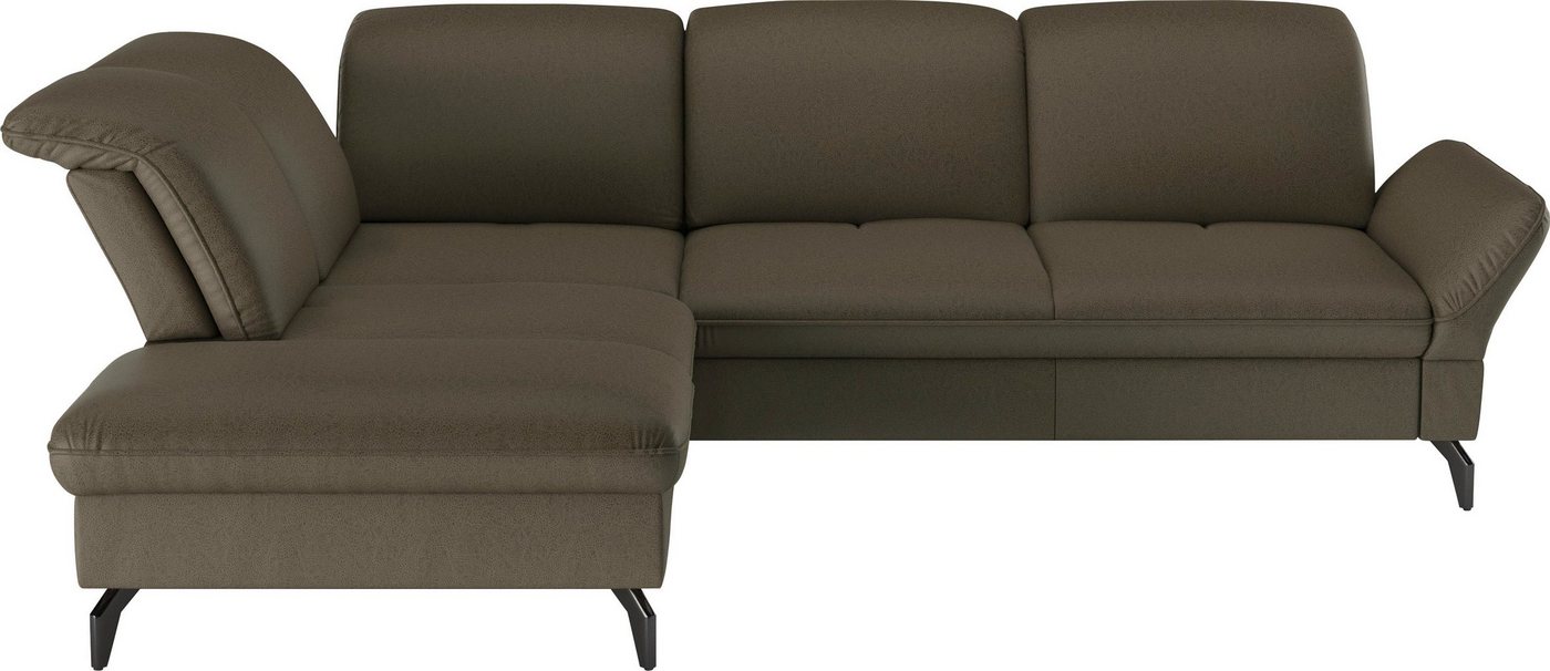 sit&more Ecksofa Leandro L-Form, Wahlweise mit Bett-, Kopfteil - und Armlehnfunktion, sowie Stauraum sit&more Ecksofa Leandro L-Form, Wahlweise mit Bett-, Kopfteil - und Armlehnfunktion, sowie Stauraum von sit&more