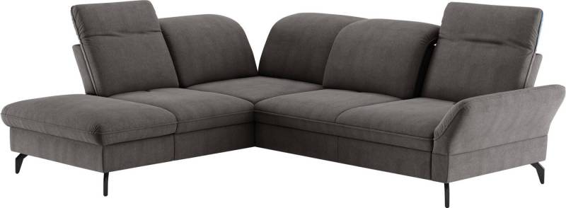 sit&more Ecksofa Leandro L-Form, Wahlweise mit Bett-, Kopfteil - und Armlehnfunktion, sowie Stauraum sit&more Ecksofa Leandro L-Form, Wahlweise mit Bett-, Kopfteil - und Armlehnfunktion, sowie Stauraum von sit&more