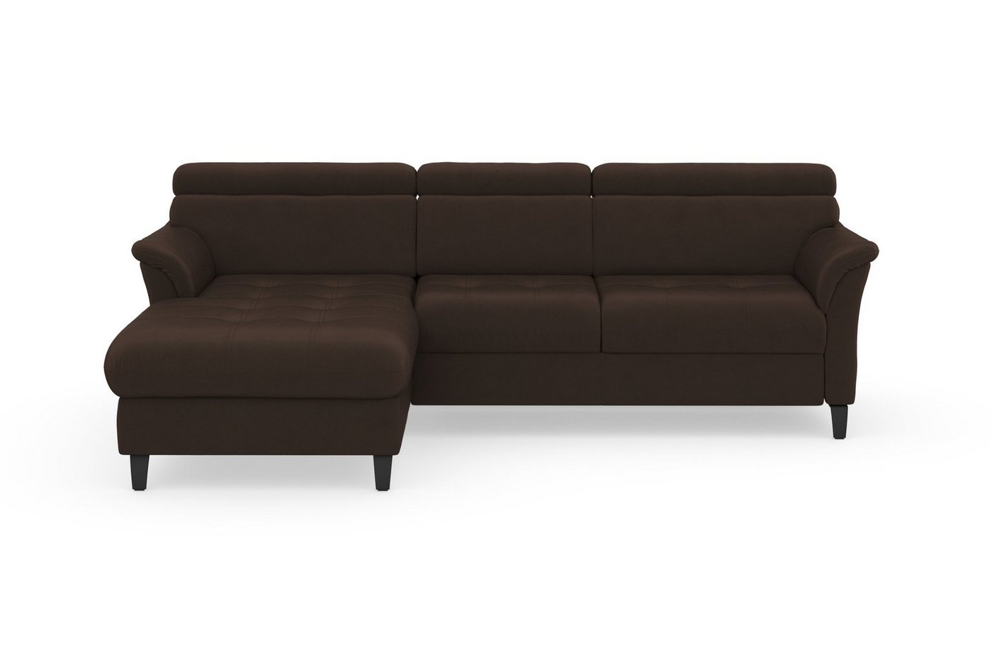 sit&more Ecksofa Marano L-Form, inklusive Kopfteilverstellung, wahlweise mit Bettfunktion, Bettkasten von sit&more