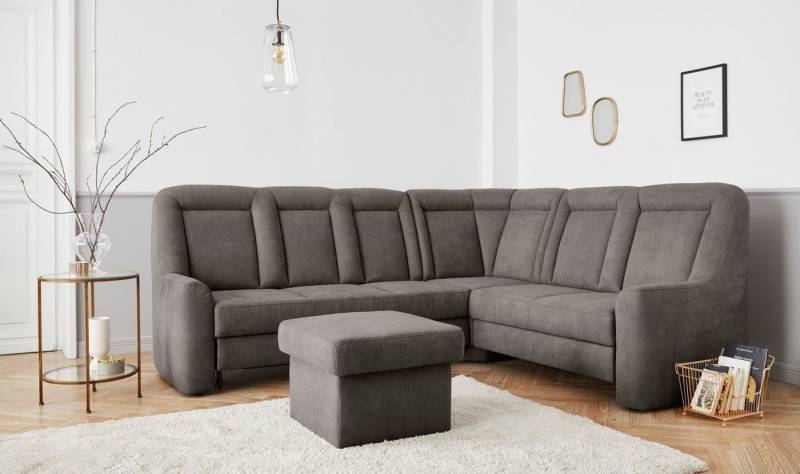 sit&more Ecksofa Melissa L-Form, klassisches Polsterprogramm, wahlweise Bettfunktion und Schubkasten von sit&more