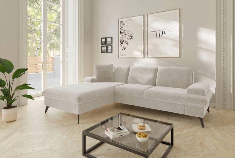 sit&more Ecksofa Morris Jubi L-Form, B: 247 cm, mit Armteilfunktion & 1 Zierkissen, optional Bettfunktion sit&more Ecksofa Morris Jubi L-Form, B: 247 cm, mit Armteilfunktion & 1 Zierkissen, optional Bettfunktion von sit&more