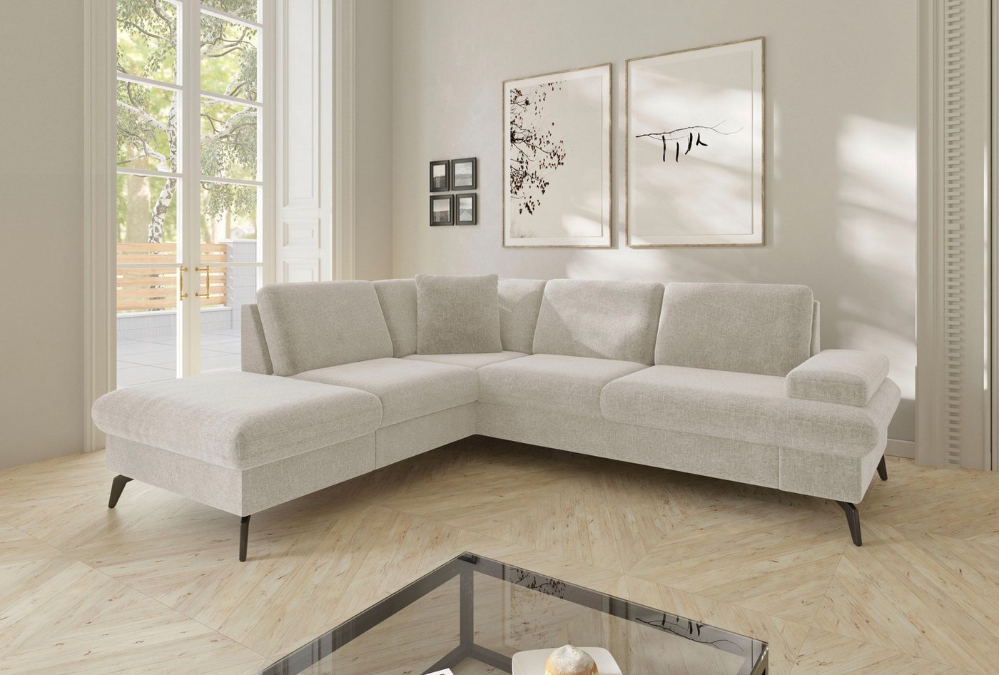 sit&more Ecksofa Morris Jubi L-Form, B: 238 cm, mit Armteilfunktion & 1 Zierkissen, optional Bettfunktion sit&more Ecksofa Morris Jubi L-Form, B: 238 cm, mit Armteilfunktion & 1 Zierkissen, optional Bettfunktion von sit&more