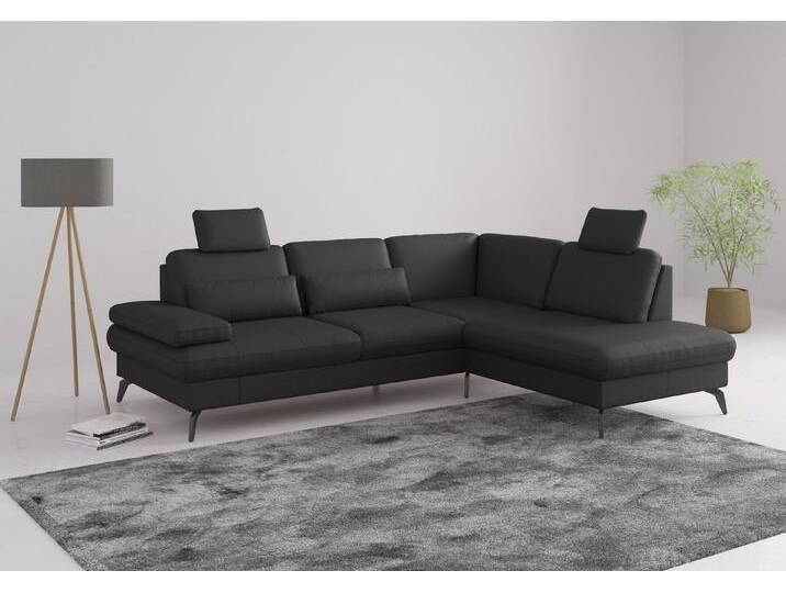sit&more Ecksofa Morris L-Form, inkl. Sitztiefenverstellung, Bettfunktion & Bettkasten, schwarz, mit Armteilfunktion-mit Bettfunktion-mit Bettkasten sit&more Ecksofa Morris L-Form, inkl. Sitztiefenverstellung, Bettfunktion & Bettkasten, schwarz, mit Armteilfunktion-mit Bettfunktion-mit Bettkasten von sit&more