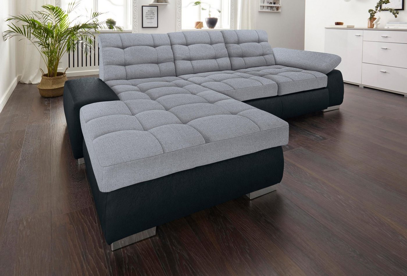 sit&more Ecksofa Ontario L-Form, XXL, wahlweise mit Bettfunktion von sit&more