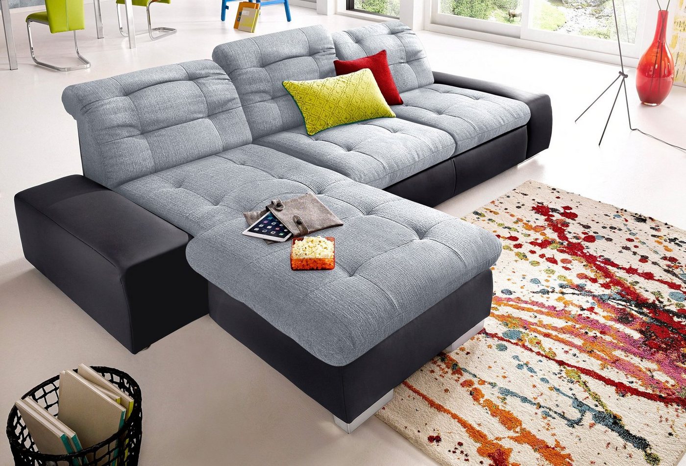 sit&more Ecksofa Palomino L-Form, wahlweise XL oder XXL und mit Bettfunktion von sit&more