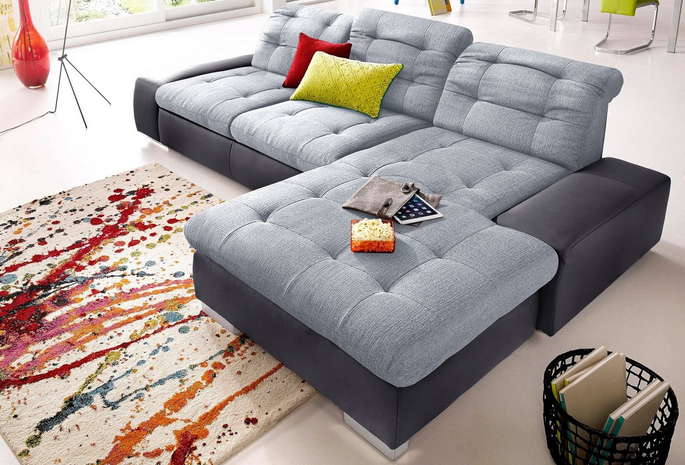 sit&more Ecksofa Palomino L-Form, wahlweise XL oder XXL und mit Bettfunktion von sit&more