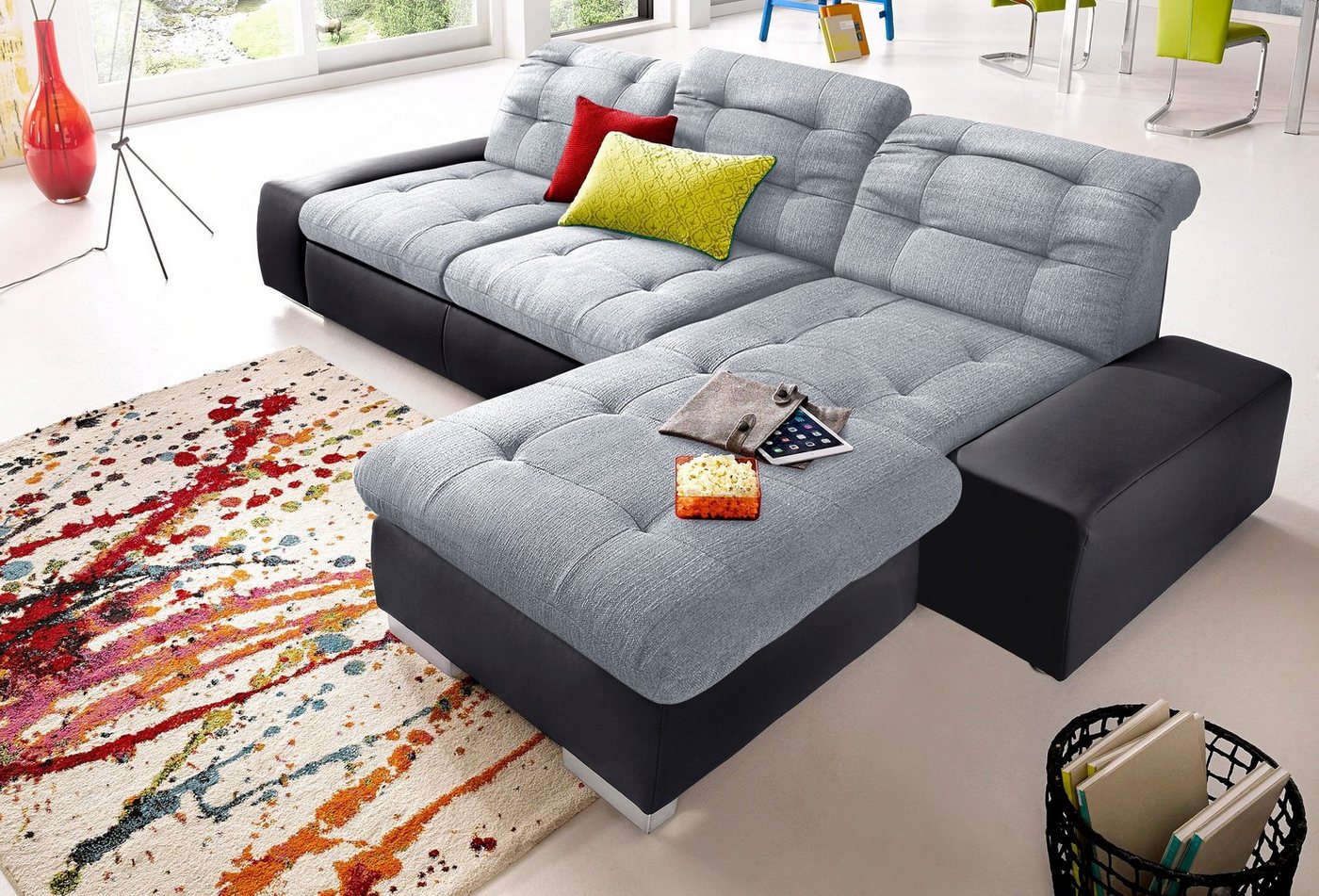 sit&more Ecksofa Palomino L-Form, wahlweise XL oder XXL und mit Bettfunktion von sit&more