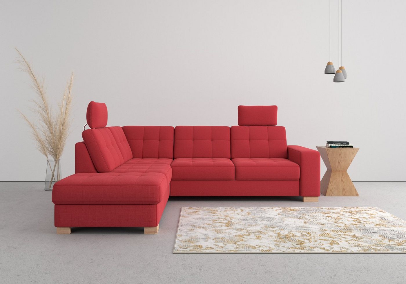 sit&more Ecksofa Quincy, wahlweise mit Bettfunktion und Bettkasten von sit&more