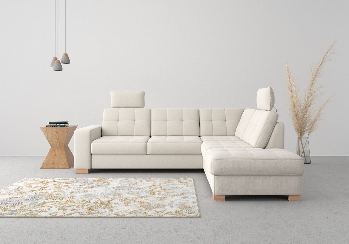 sit&more Ecksofa Quincy, wahlweise mit Bettfunktion und Bettkasten von sit&more