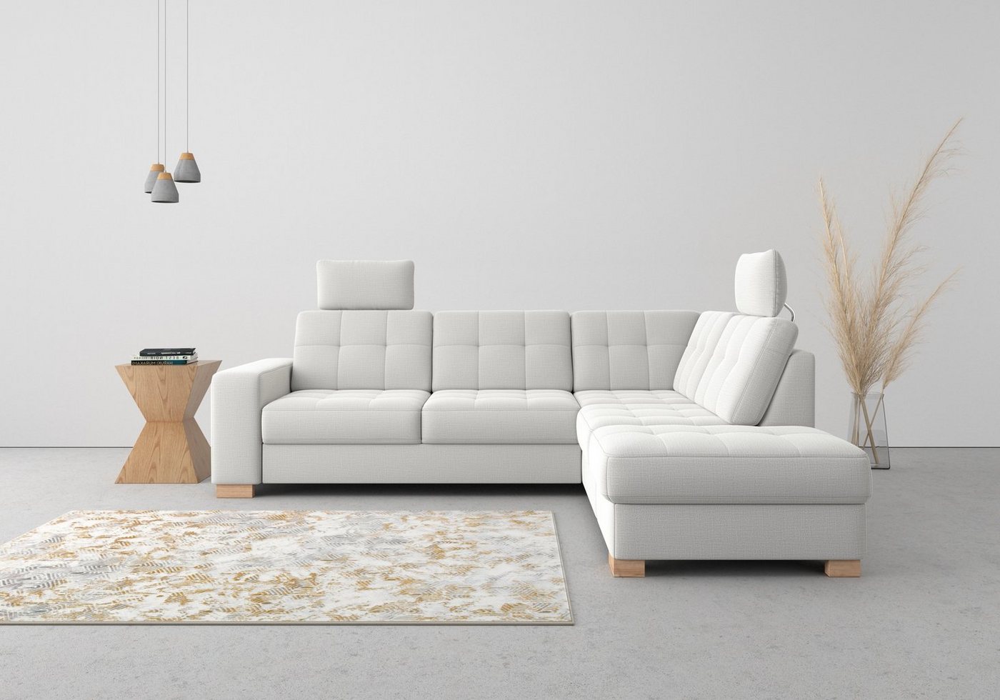 sit&more Ecksofa Quincy, wahlweise mit Bettfunktion und Bettkasten von sit&more