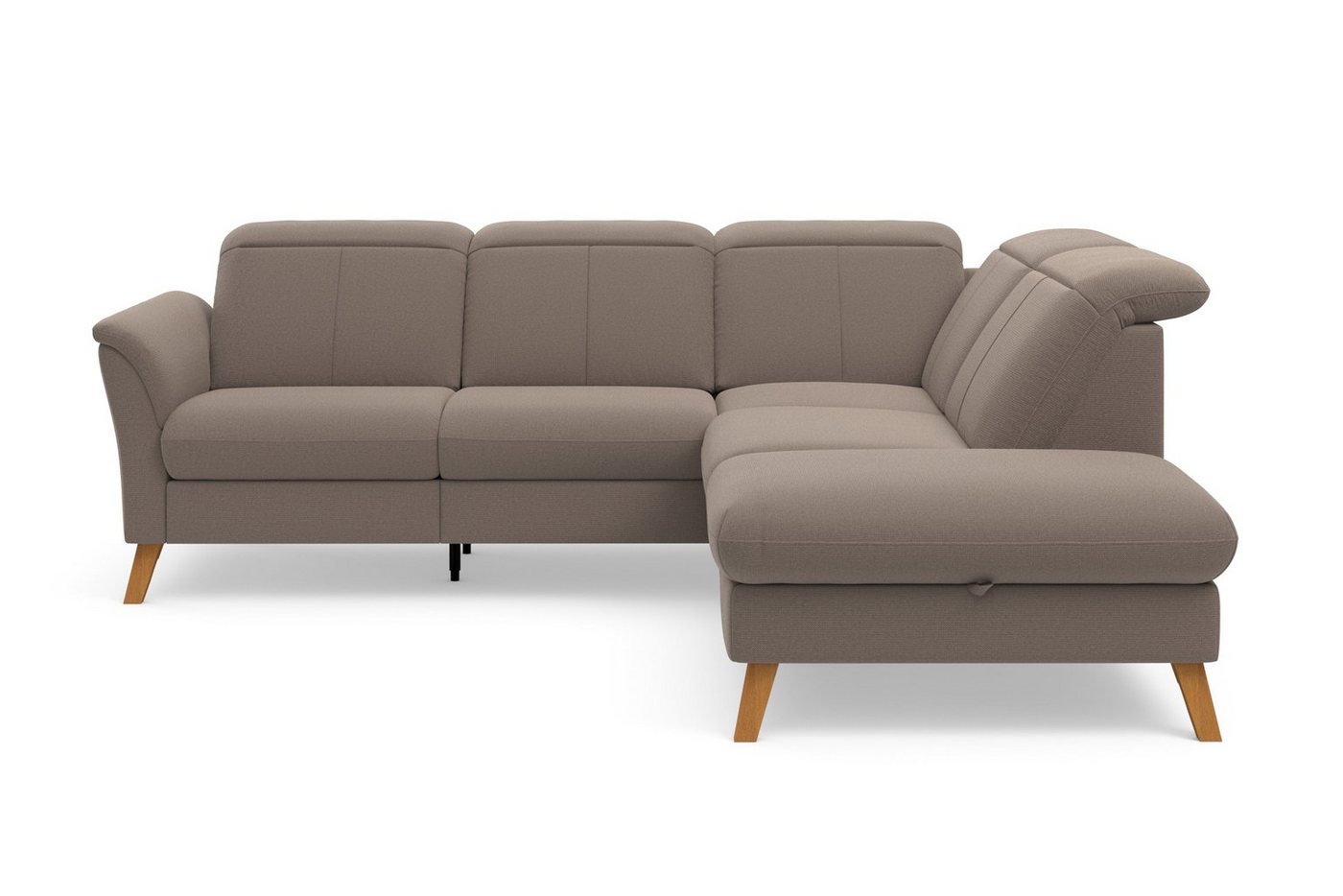 sit&more Ecksofa Romero L-Form, wahlweise mit oder ohne TV-Funktion, Bettfunktion, Bettkasten von sit&more