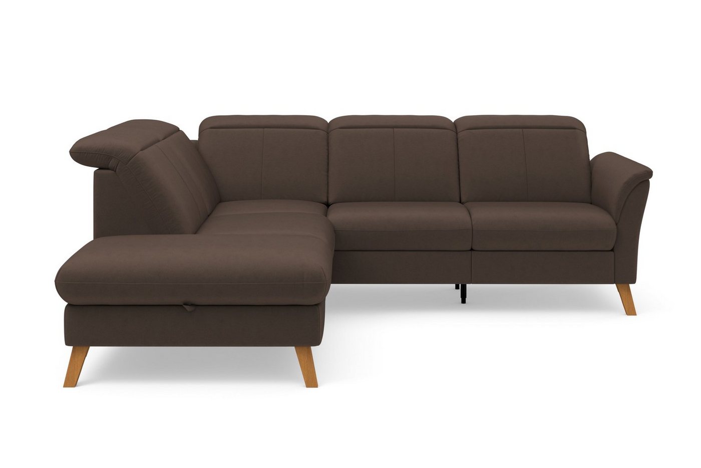 sit&more Ecksofa Romero L-Form, wahlweise mit oder ohne TV-Funktion, Bettfunktion, Bettkasten von sit&more