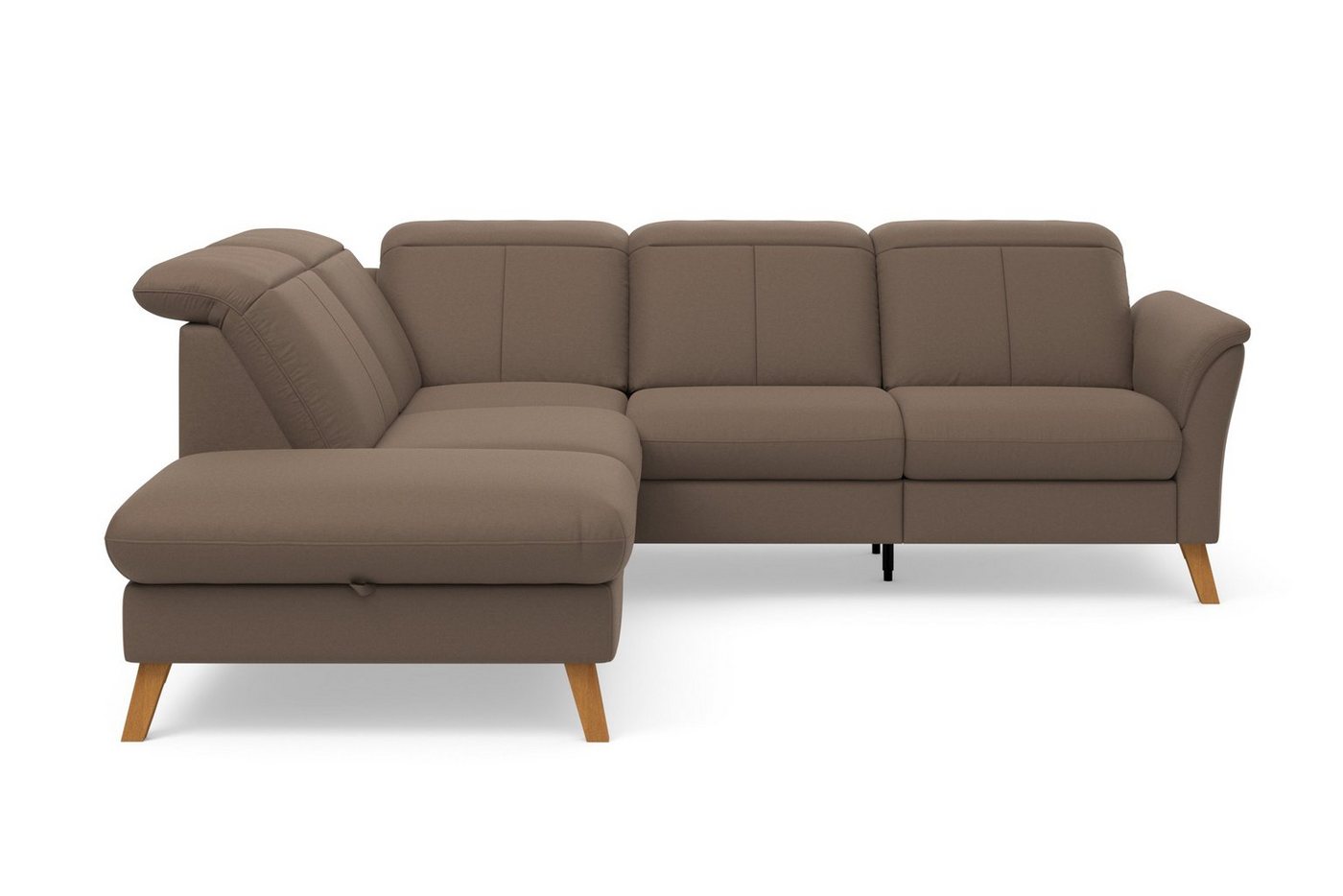 sit&more Ecksofa Romero, wahlweise mit oder ohne TV-Funktion, Bettfunktion, Bettkasten von sit&more