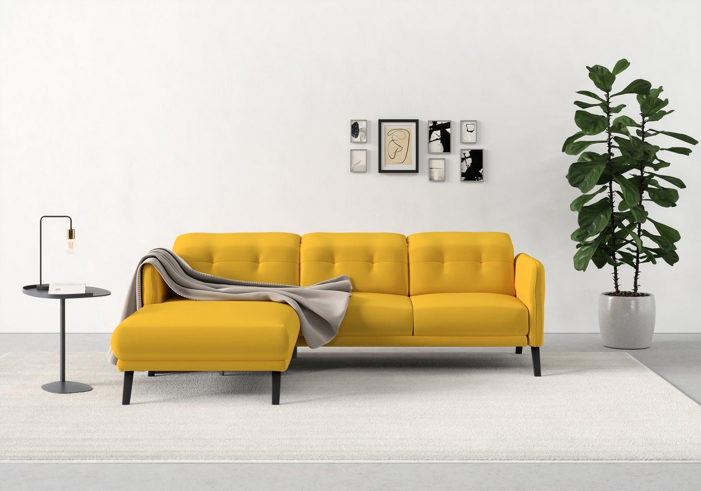 sit&more Ecksofa Scandia, Wahlweise mit Kopfteilverstellung und Armteilfunktion von sit&more