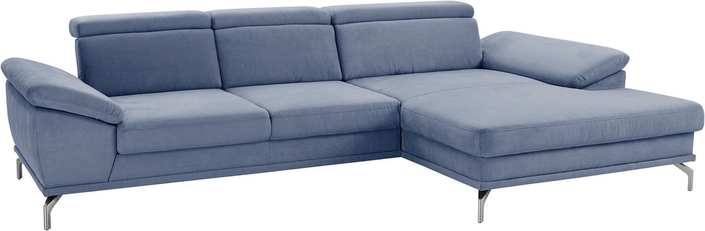 sit&more Ecksofa Scorpio L-Form, inklusive Sitztiefenverstellung, wahlweise mit Kopfverstellung von sit&more