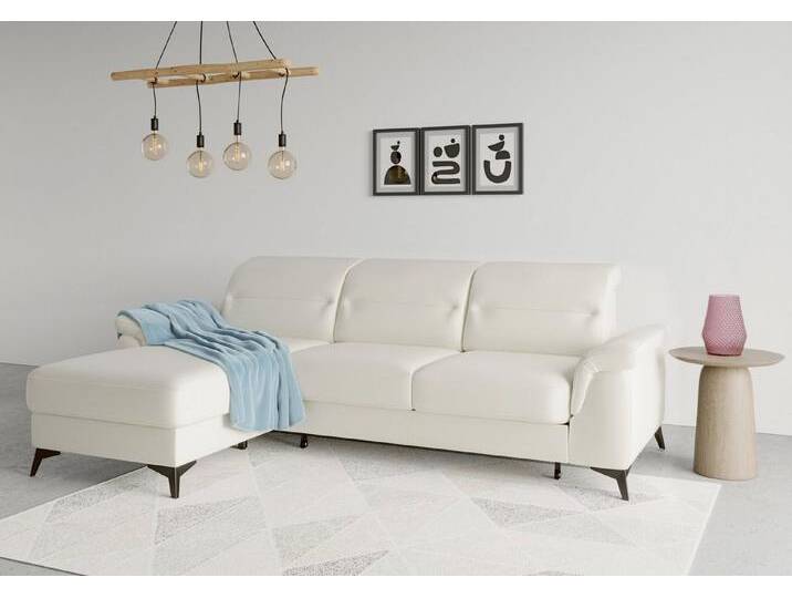 sit&more Ecksofa Sinatra L-Form, mit Recamiere, beige, Mit Armteilfunktion-Mit Bettfunktion-Mit Bettkasten-Mit Kopfteilverstellung, creme sit&more Ecksofa Sinatra L-Form, mit Recamiere, beige, Mit Armteilfunktion-Mit Bettfunktion-Mit Bettkasten-Mit Kopfteilverstellung, creme von sit&more