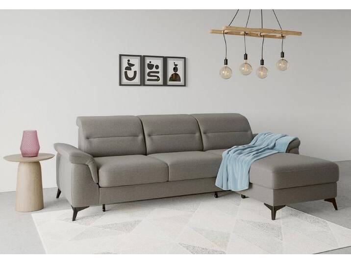 sit&more Ecksofa Sinatra L-Form, mit Recamiere, braun, Mit Armteilfunktion-Mit Bettfunktion-Mit Bettkasten-Mit Kopfteilverstellung, schlamm sit&more Ecksofa Sinatra L-Form, mit Recamiere, braun, Mit Armteilfunktion-Mit Bettfunktion-Mit Bettkasten-Mit Kopfteilverstellung, schlamm von sit&more