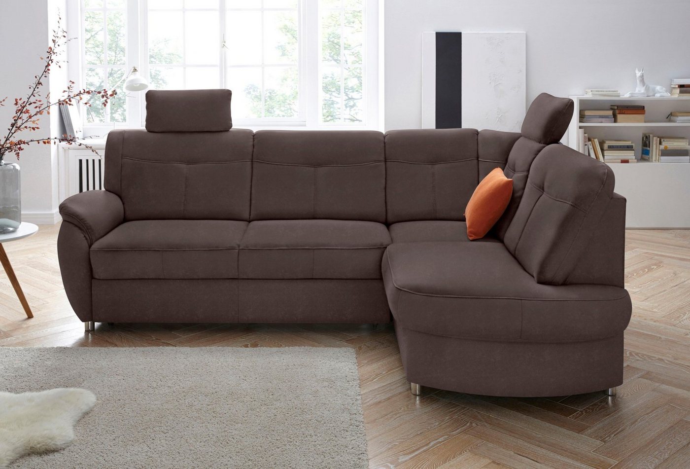 sit&more Ecksofa Sonoma L-Form, wahlweise mit Bettfunktion und Bettkasten von sit&more