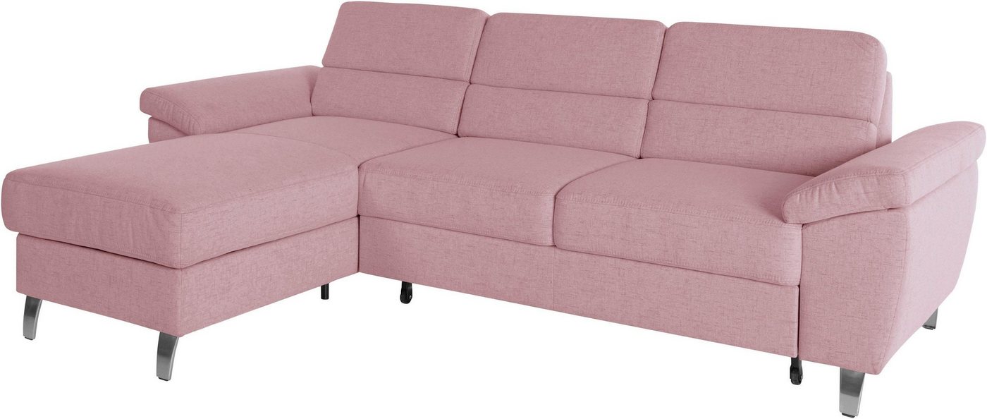 sit&more Ecksofa Sorano L-Form, wahlweise mit Bettfunktion und Bettkasten von sit&more