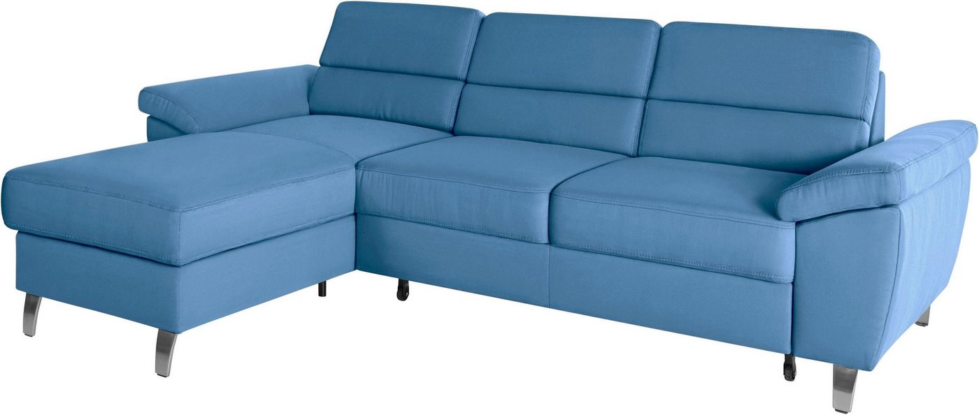 sit&more Ecksofa Sorano L-Form, wahlweise mit Bettfunktion und Bettkasten von sit&more