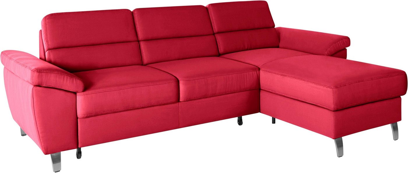 sit&more Ecksofa Sorano, wahlweise mit Bettfunktion und Bettkasten von sit&more