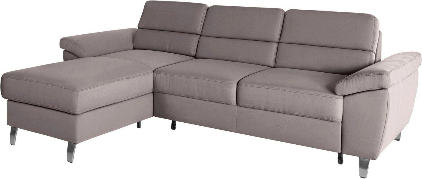 sit&more Ecksofa Sorano, wahlweise mit Bettfunktion und Bettkasten von sit&more