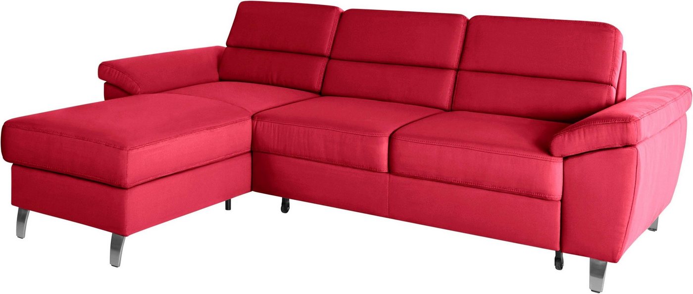 sit&more Ecksofa Sorano, wahlweise mit Bettfunktion und Bettkasten von sit&more