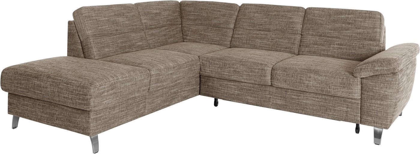 sit&more Ecksofa Sorano L-Form, wahlweise mit Bettfunktion und Bettkasten von sit&more