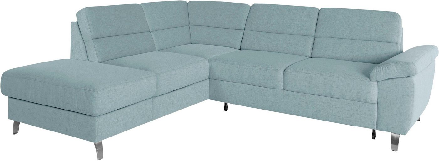 sit&more Ecksofa Sorano L-Form, wahlweise mit Bettfunktion und Bettkasten von sit&more