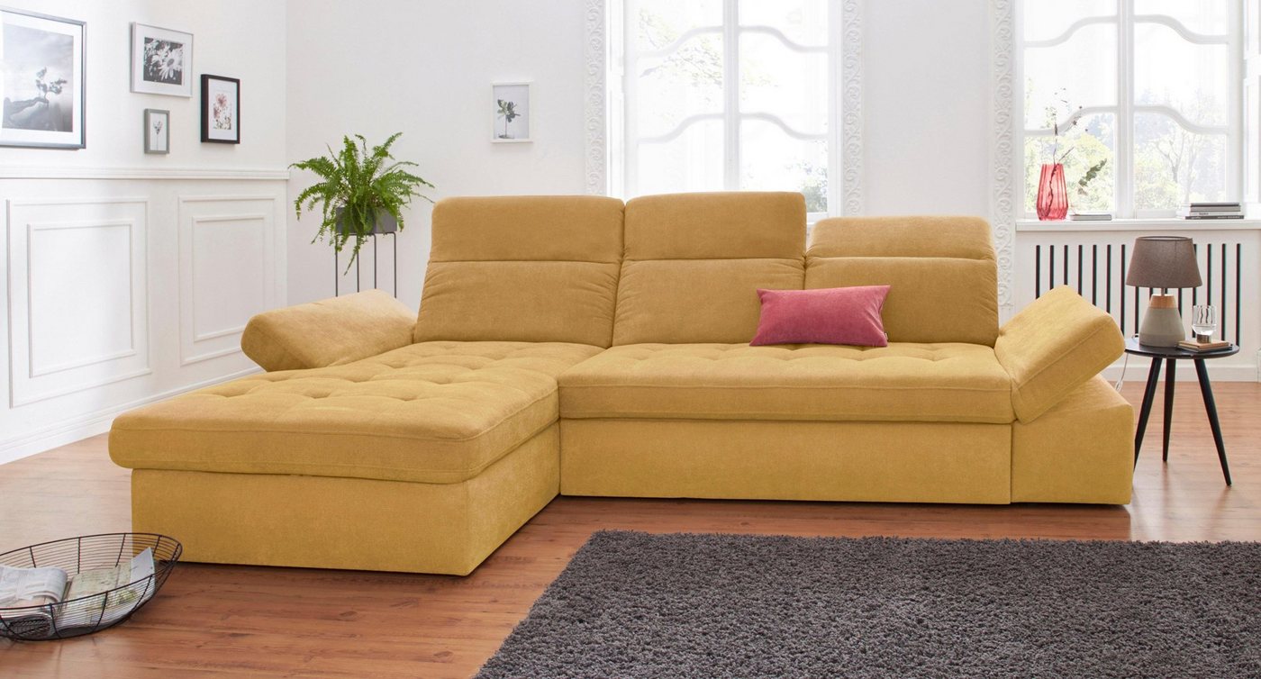 sit&more Ecksofa Stardust L-Form, wahlweise mit Bettfunktion und Bettkasten von sit&more