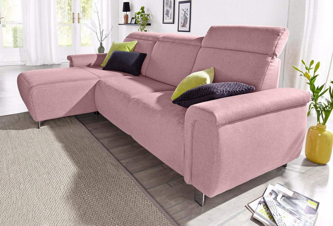 sit&more Ecksofa Township, wahlweise mit elektrischer Wallfree-Funktion von sit&more