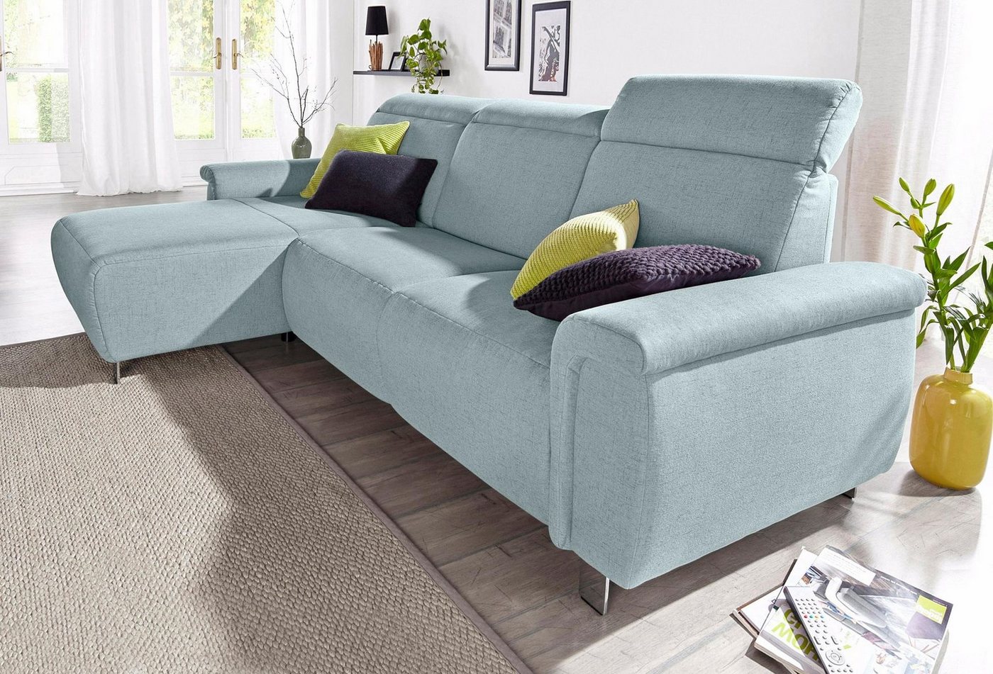 sit&more Ecksofa Township L-Form, wahlweise mit elektrischer Wallfree-Funktion von sit&more