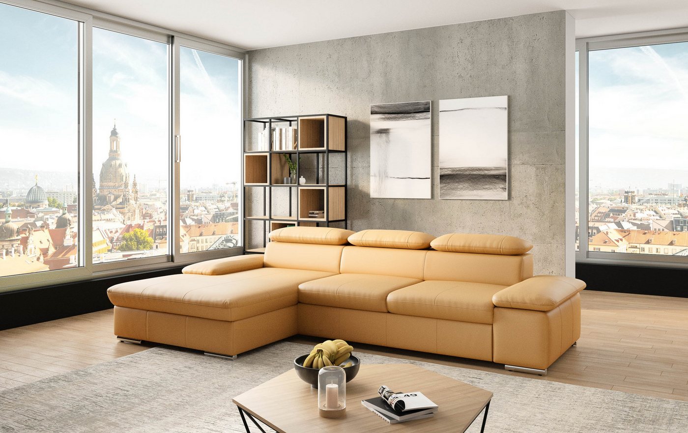 sit&more Ecksofa Valantine L-Form, inkl. Kopf- und Armteilverstellung, wahlweise mit Bettfunktion sit&more Ecksofa Valantine L-Form, inkl. Kopf- und Armteilverstellung, wahlweise mit Bettfunktion von sit&more