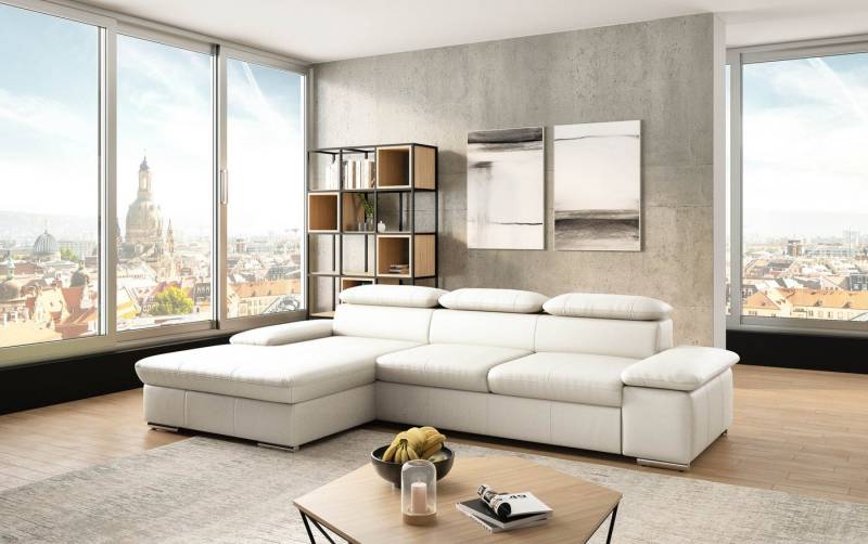 sit&more Ecksofa Valantine L-Form, inkl. Kopf- und Armteilverstellung, wahlweise mit Bettfunktion von sit&more