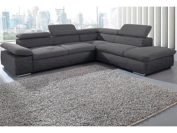 sit&more Ecksofa Valentine L-Form, B: 272 cm, mit Arm- & Kopfteilverstellung, grau, mit Bettfunktion, dunkelgrau sit&more Ecksofa Valentine L-Form, B: 272 cm, mit Arm- & Kopfteilverstellung, grau, mit Bettfunktion, dunkelgrau von sit&more