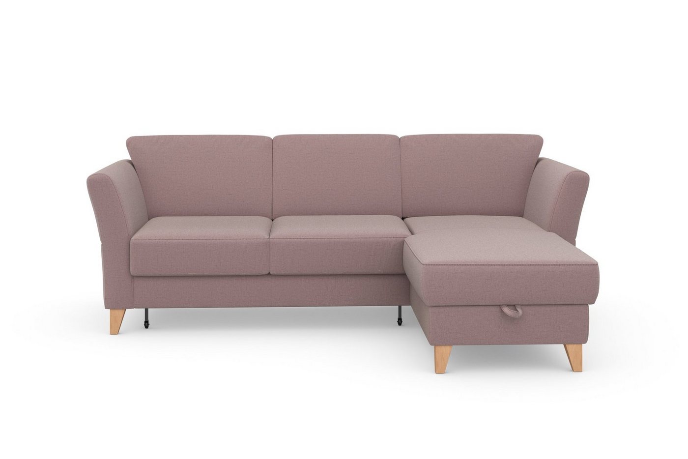 sit&more Ecksofa Visby, Wahlweise mit Bettfunktion und Bettkasten, frei im Raum stellbar von sit&more