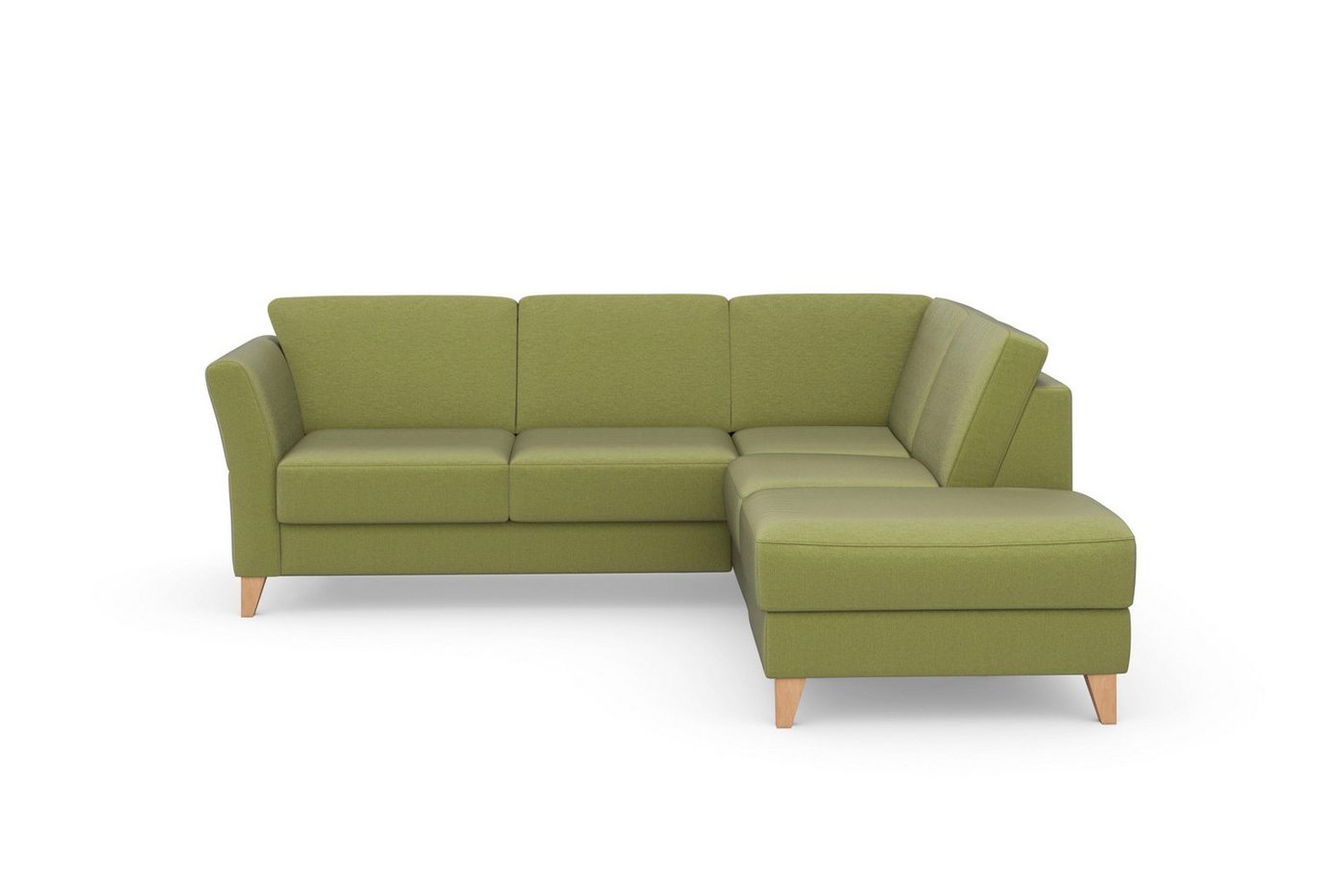 sit&more Ecksofa Visby, Wahlweise mit Bettfunktion und Stauraum, frei im Raum stellbar von sit&more